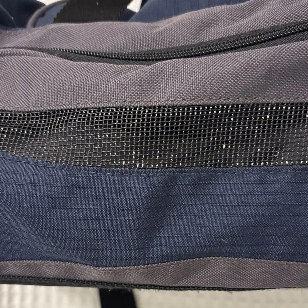 Eddie Bauer Men's Charcoal and Navy Duffel Bag